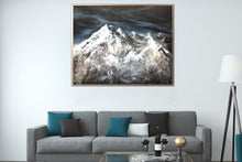 Load image into Gallery viewer, Snow Mountains Abstract Painting Modern Landscape Painting Sp044
