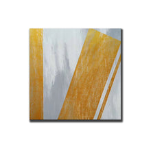 Load image into Gallery viewer, Yellow Gray Abstract Painting Oversized Wall Art Sp076