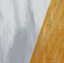 Load image into Gallery viewer, Yellow Gray Abstract Painting Oversized Wall Art Sp076