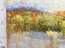 Load image into Gallery viewer, Yellow White Blue Abstract Painting On Canvas Living Room Art Sp037