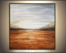 Load image into Gallery viewer, Orange Landscape Art Painting Square Abstract Oil Painting Fp007