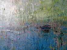 Load image into Gallery viewer, Abstract Green Painting Calming Abstract Canvas Art A045
