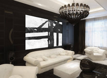 Load image into Gallery viewer, Black and White Abstract Painting on Canvas Handmade Original Painting Fp020