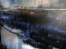 Load image into Gallery viewer, Black And Gray Painting Contemporary Abstract Art Ap064