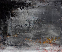 Load image into Gallery viewer, Black White Gray Abstrtact Painting Large Contemporary Art Yp109