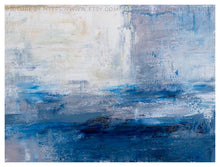 Load image into Gallery viewer, Blue And White Abstract Painting Art for Large Wall Yp091