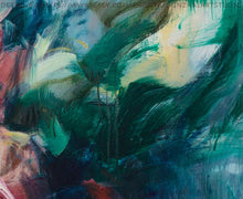 Load image into Gallery viewer, Red Pink Flower Painting Abstract Acrylic Painting Yp089