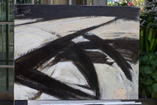 Load image into Gallery viewer, Black and White Painting Abstract Painting Contemporary Art Yp088