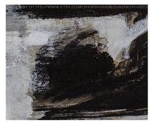 Load image into Gallery viewer, Geometric Painting Canvas Art Black White Painting Yp097