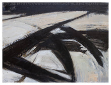 Load image into Gallery viewer, Black and White Painting Abstract Painting Contemporary Art Yp088