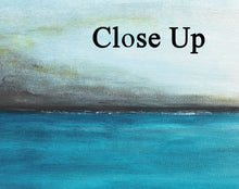 Load image into Gallery viewer, Blue And White Abstract Landscape Painting Panoramic Art Fp009