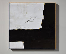 Load image into Gallery viewer, Black and White Abstract Painting Minimalist Art Modern Art Decor Yp083