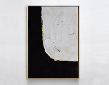 Load image into Gallery viewer, Black White Beige Minimalist Painting Modern Living Room Decor Yp042