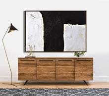 Load image into Gallery viewer, Black And White Minimal Painting Dinning Room Wall Art Yp103