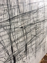 Load image into Gallery viewer, Oversized Painting Gray Abstract Painting Black And White Canvas Art Ap049