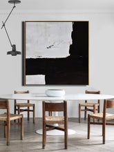 Load image into Gallery viewer, Black and White Abstract Painting Minimalist Art Modern Art Decor Yp083