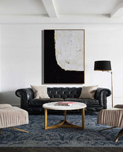 Load image into Gallery viewer, Black White Beige Minimalist Painting Modern Living Room Decor Yp042