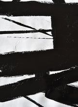 Load image into Gallery viewer, Minimalist Painting Modern Art Black and White Minimal Art Yp087