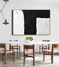 Load image into Gallery viewer, Black And White Minimal Painting Dinning Room Wall Art Yp103