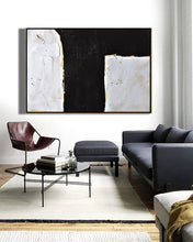 Load image into Gallery viewer, Black And White Minimal Painting Dinning Room Wall Art Yp103