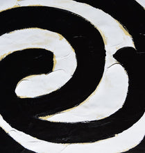 Load image into Gallery viewer, Black and White Original Art Abstract Painting Contemporary Art Yp069