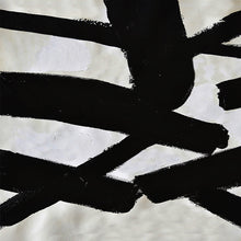 Load image into Gallery viewer, Black and White Wall Art Abstract Art Minimal Painting on Canvas Yp081