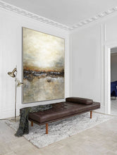 Load image into Gallery viewer, Large Landscape Brown Tan Abstract Painting Modern Artwork Fp018