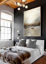 Load image into Gallery viewer, Large Landscape Brown Tan Abstract Painting Modern Artwork Fp018
