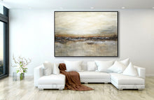 Load image into Gallery viewer, Abstract Wall Art Suede Sienna Artwork Acrylic XXL Painting Np013