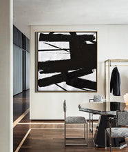 Load image into Gallery viewer, Minimalist Painting Modern Art Black and White Minimal Art Yp087