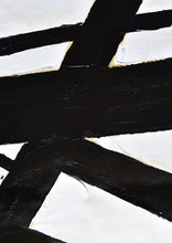 Load image into Gallery viewer, Minimalist Painting Modern Art, Black and White Minimal Art Yp082