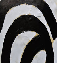 Load image into Gallery viewer, Black White Abstract Painting Minimalist Canvas Art Geometrical Art Yp072