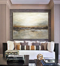 Load image into Gallery viewer, Abstract Wall Art Suede Sienna Artwork Acrylic XXL Painting Np013
