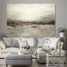 Load image into Gallery viewer, Abstract Wall Art Suede Sienna Artwork Acrylic XXL Painting Np013