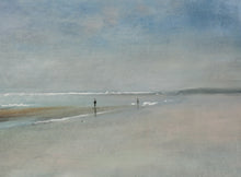 Load image into Gallery viewer, Beach Abstract Acrylic Painting Sky And Sea Painting Ap013