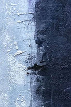 Load image into Gallery viewer, Deep Blue Gray Abstract Painting Oversized Contemporary Canvas Art Np018