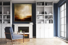 Load image into Gallery viewer, Sky Cloud Abstract Painting Large Brown Painting Landscape Np069