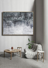 Load image into Gallery viewer, Cloud Art Painting Black White Canvas Art Abstract Sky Painting Ap034