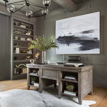 Load image into Gallery viewer, Black And White Modern Painting Palette Knife Abstract Art Ap029