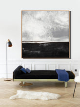 Load image into Gallery viewer, Black White Painting Horizontal Wall Decor Art Large Canvas Art Ap010