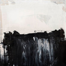 Load image into Gallery viewer, Black White Abstract Painting, Large Wall Decor for Living Room Gp033