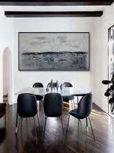 Load image into Gallery viewer, Silver Painting Gray And White Art Original Artwork Painting Ap028