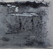 Load image into Gallery viewer, Silver Painting Gray And White Art Original Artwork Painting Ap028
