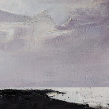 Load image into Gallery viewer, Black and White Abstract Painting Large Original Minimalist Art Ap036