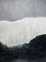 Load image into Gallery viewer, Black And White Minimalist Canvas Art Grey Abstract Painting Ap024