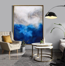 Load image into Gallery viewer, Blue Painting Abstract Painting Bedroom Art Paintings NP067