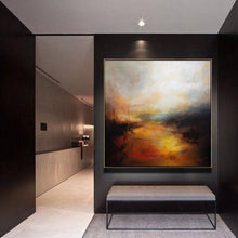 Load image into Gallery viewer, Large Wall Art Dining Room Cloud Abstract Painting Skyline Artwork Bp078