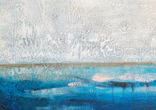 Load image into Gallery viewer, Deep Blue Sea Level Painting Ocean Canvas Painting Large Abstract Art