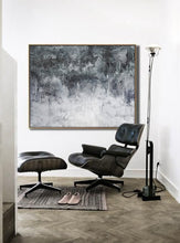 Load image into Gallery viewer, Cloud Art Painting Black White Canvas Art Abstract Sky Painting Ap034