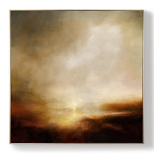 Load image into Gallery viewer, Sky Cloud Abstract Painting Large Brown Painting Landscape Np069